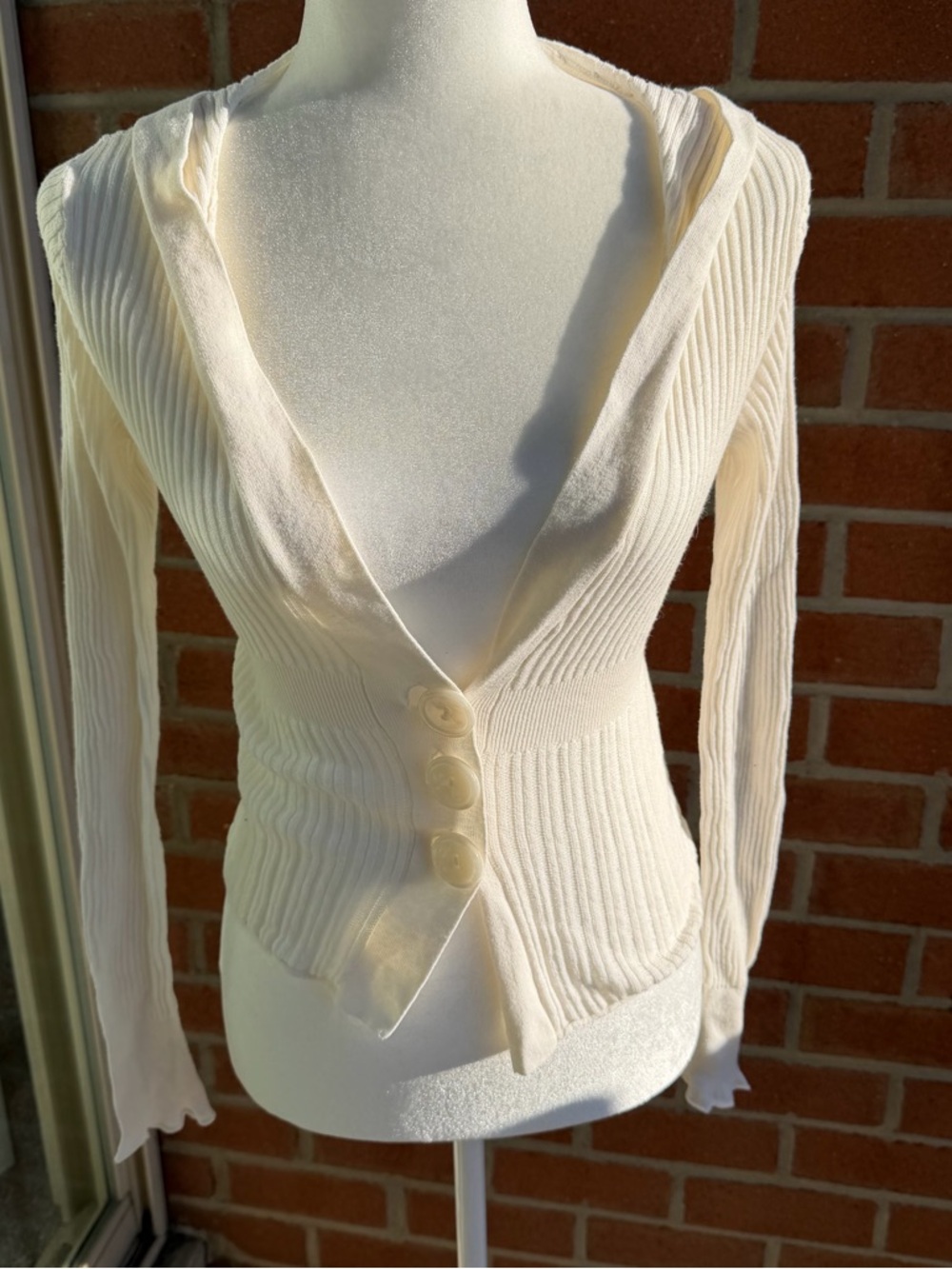 Lightweight cream cardigan